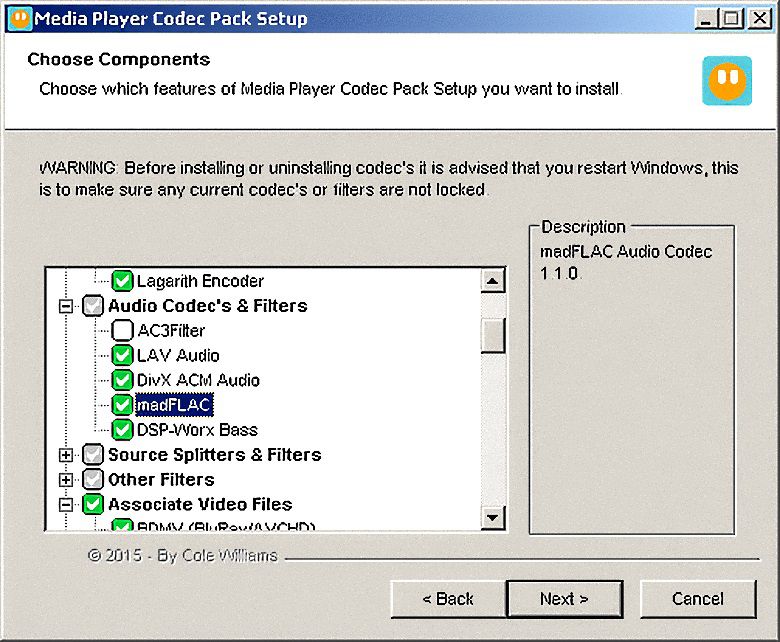 windows xp media player codec pack download